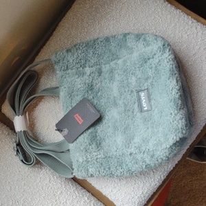 Levi's faux fur iconic tote bag